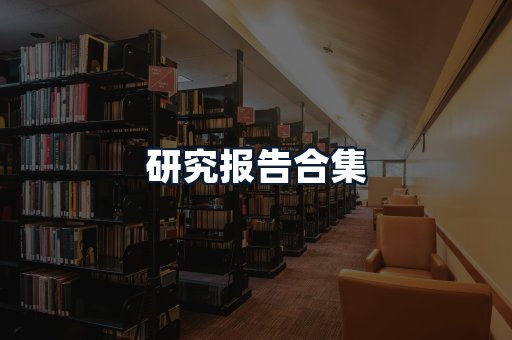 研究报告合集